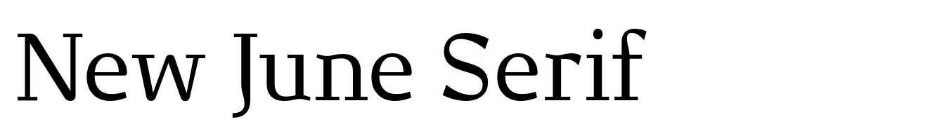 New June Serif